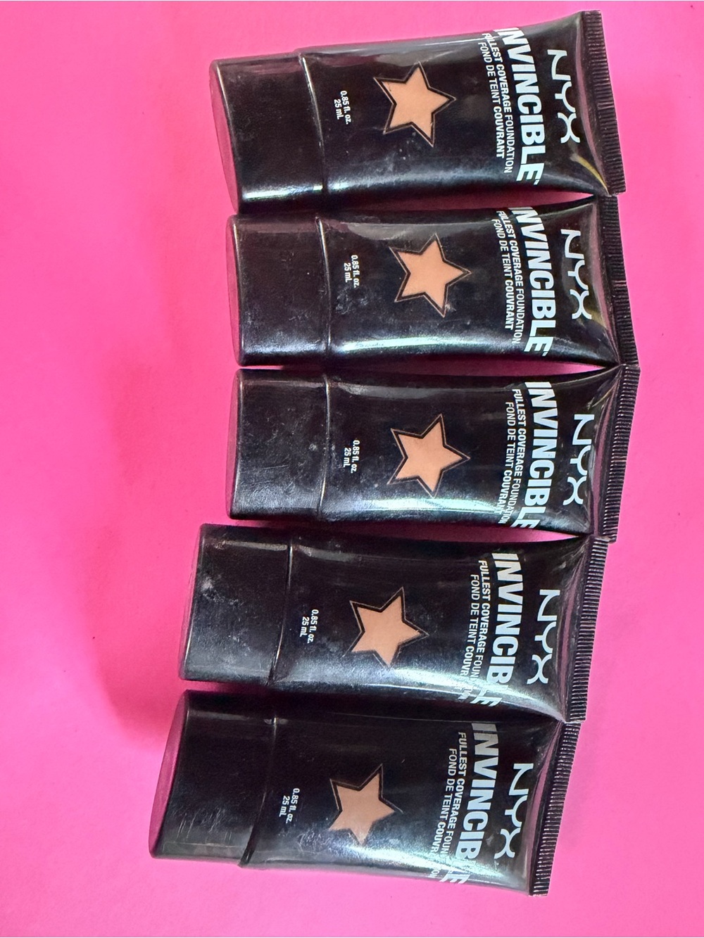 5 NYX Invincible Fullest Coverage Foundation INF08